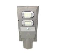 FARO STRADALE LED SOLARE 100 W LUCE 6500K LAMPIONE SENSORE MOVIMENTO SL-100W-SS