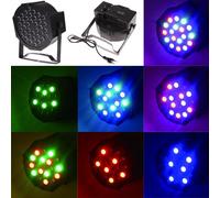 Faro stroboscopico 36 led rgb par dmx lampada luce effetti strobo discoteca dj