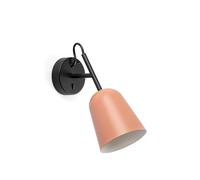 Faro Applique Studio faretto singolo in acciaio Ø 11 cm rosa/nero (nero opaco)