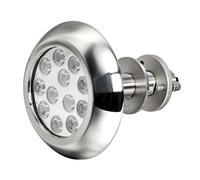 Faro subacqueo 12 LED bianchi con prigioniero Luce nautica di profondita per na