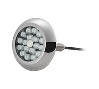 Faro subacqueo 18 LED bianchi con viti Luce nautica di profondita per navigazio