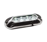 Faro subacqueo 4 LED bianchi Luce nautica di profondita per navigazione notturn