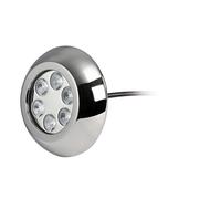 Faro subacqueo 6 LED bianchi con viti Luce nautica di profondita per navigazion