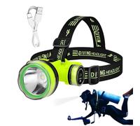 Faro subacqueo - Torcia subacquea LED | Torcia subacquea a LED impermeabile Luminosa, 2 modalità di luce Luce subacquea, Luci ricaricabili per la fronte, immersioni, nuoto, escursionismo, campeggio