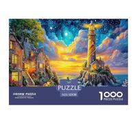 Faro sul mare Puzzle 1000 Pezzi, Impossibile Jigsaw Puzzle Per Adulti Bambino, Giochi Stimolanti Per Tutta La Famiglia 52x38cm/1000pcs