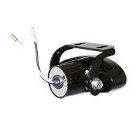 Faro supplementare alogeno regolabile H3 12V 55W nero (omologato CE) (coppia)
