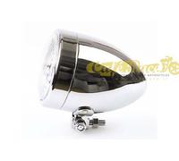 Faro supplementare Bullet Long Ø109mm metallo cromato omologato luce abbagliante