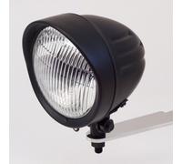 Faro supplementare fendinebbia bullet omologato nero opaco attacco basso 115mm