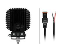 HELLA Valuefit 1GA 357 109-211 - Faro da lavoro a LED S5000 - 12 V - 5000 lm - Montaggio - Sistema di stiratura - Illuminazione estesa - Quantità: 1