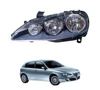 Faro Sx ALFA ROMEO 147 Sinistro dal 2004 con Motore Proiettore H1-H7 ALOGENO