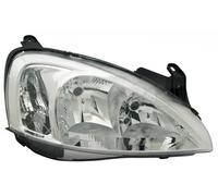 TYC Faro anteriore 20-6066-45-2 H7/H7 per Opel Corsa C / Combo Tour 2004-2011 Sinistro