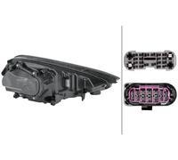 HELLA 1EX 011 745-151 LED-Faro principale ECE/CCC, per veicolo circolazione Dx, anteriore Sx