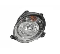 FARO SINISTRO SUPERIORE H7 PARABOLA CROMATA PER FIAT 500 07> MARELLI