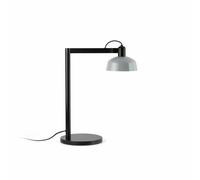 Faro TATAWIN Lampada da Tavolo Nero Satinato/Blu Grigiastro