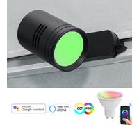 Faro track SMART vocale Alexa Google binario monofase faretto LED WiFi 5W GU10 [EEK: A+]