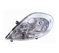 Faro proiettore H4 freccia bianca passeggero dx per Opel Vivaro 11/2007-4/2014