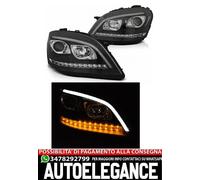 Faro Tube Light adatto per Mercedes Classe M W164 (2005-2008) Nero con indicator