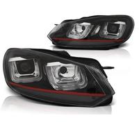 Faro U-Tube Luce Diurna LED Adatto per VW Golf 6 Anno Fab. 08-13