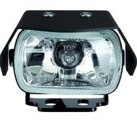 FARO UNIVERSALE FANALE FENDINEBBIA NERO SCOOTER MOTO AUTO KIT PIU' COVER