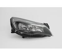 Faro Vauxhall Astra J Destro MK6 10-12 DRL Nero Passeggeri Lato OEM Hella