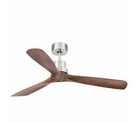 Ventilatore da Soffitto Energiespar con Telecomando Lantau Dc 132 CM Nichel Noce