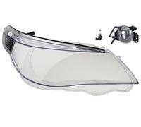 Faro Vetro Adatto A per BMW 5er E60 E61 03-07 LED R +Nebbia +Lampadina