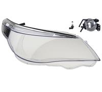 Faro Vetro Adatto A per BMW 5er E60 E61 03-07 LED R +Nebbia +Lampadine