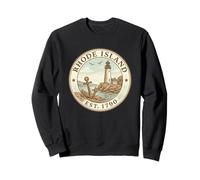 Faro Vintage del Rhode Island - Orgoglio Nautico 1790 Felpa