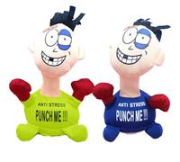 Faroby 2 Pezzi Giocattolo Antistress, Punch Me Bambola urlante, Giocattoli antiansia Bambola elettrica Peluche emotiva per Adulti, Bambini