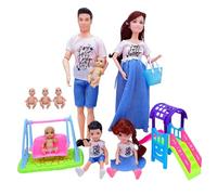 Faroby Bambola Incinta da 12 Pollici con Giunto Mobile con Bambino nella Pancia per Giocattoli per Ragazze Accessori per casa delle Bambole