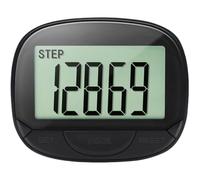 Faroby Contapassi per Camminare, Display a cifre Grandi con Clip sul contapassi - Leggero e preciso per Uomini Donne Bambini