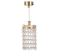 Faroby Luci per casa delle Bambole Lampadario in a LED in Scala 4 1/12 Lampada da soffitto alimentata a Batteria Miniature Oro