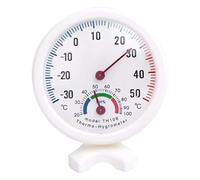 Faroby Mini igrometro 2 in 1 termometro Interno Wireless analogico per umidità, Nessuna Batteria necessaria