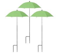 Faroby Ombrelloni per Piante da Esterno, Confezione da 3, Ombrellone da Giardino con picchetto da Terra, Protezione Solare e Pioggia UPF 50+ per Piante in Vaso, Aiuole, Verde, Ombrelloni per da Ester