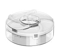 Faroby Trappola per Mosche elettrica, Catcher per Mosche Automatico con Rotazione a 360° con Design Anti-Fuga, Trappola per Interni/Commerciali silenziosa alimentata Tramite USB, Bianco, Rotante