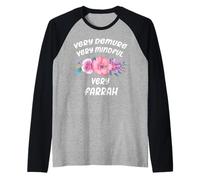 Farrah Personalized Very Demure Very Mindful Farrah Name Maglia con Maniche Raglan
