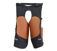 Farrier Apron - Equine Care Leg Protection, Knee Brace Support Design, Adjustable Shoulder Strap Workwear | Faux Leather Durable Gear For Horse Shoeing Farm Poultry Tasks, Heavy Duty Apron For Welding