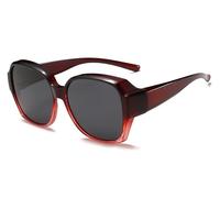 Farrobor Sovraocchiali da Sole Polarizzati - Occhiali da Sole Laterale per Donna Uomo con Protezione da UV400