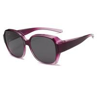 Farrobor Sovraocchiali da Sole Polarizzati - Occhiali da Sole Laterale per Donna Uomo con Protezione da UV400