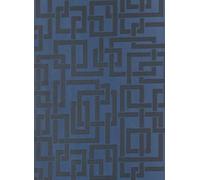 Farrow & Ball Carta da parati Enigma - Stiffkey Blue/ Railings