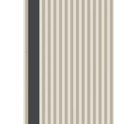 Farrow & Ball Carta da parati Stripe - Liquorice/ Roasted Macadamia