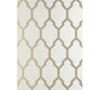 Farrow & Ball Carta da parati Tessella - School House White/ Gilver