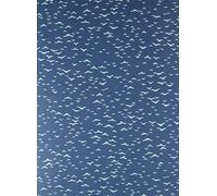 Farrow & Ball Carta da parati Yukutori - Stiffkey Blue/ Dix Blue