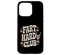 Fart Hard Club - Divertente Groovy Farting Umorismo Custodia per iPhone 15 Pro Max