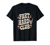 Fart Hard Club - Divertente Groovy Farting Umorismo Maglietta