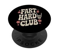 Fart Hard Club - Divertente Groovy Farting Umorismo PopSockets PopGrip Adesivo