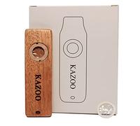 Fartime Kazoo in legno con cordini, diaframmi per flauto kazoo e una bella scatola regalo - strumenti musicali (colore legno)..