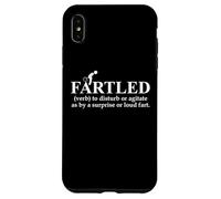 Fartled Farts Man I Love to Fart Dont Scare Me I Fart Easily Custodia per iPhone XS Max