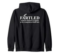 Fartled Farts Man I Love to Fart Dont Scare Me I Fart Easily Felpa con Cappuccio