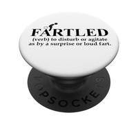 Fartled Farts Men I Love to Fart Dont Scare Me I Fart Easily PopSockets PopGrip Adesivo